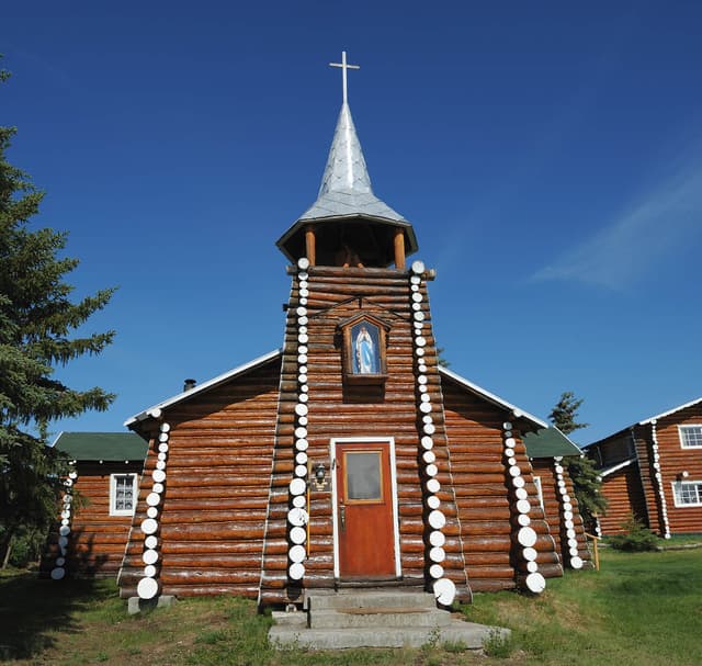 Our Lady of the Snows Log Church Colville Lake