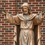 Sacred Heart Jesus Statue Calgary Alberta 150x150
