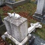 Holy Cross Cemetery Broken Headstone2015 150x150