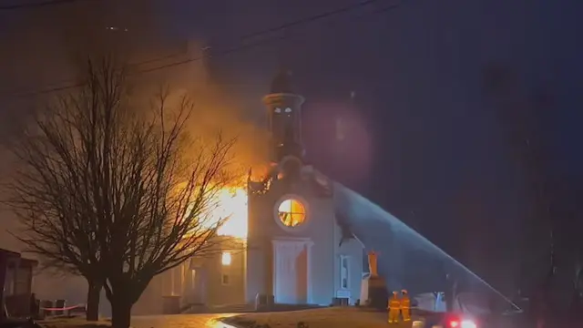 Incendie Eglise Saint Romain